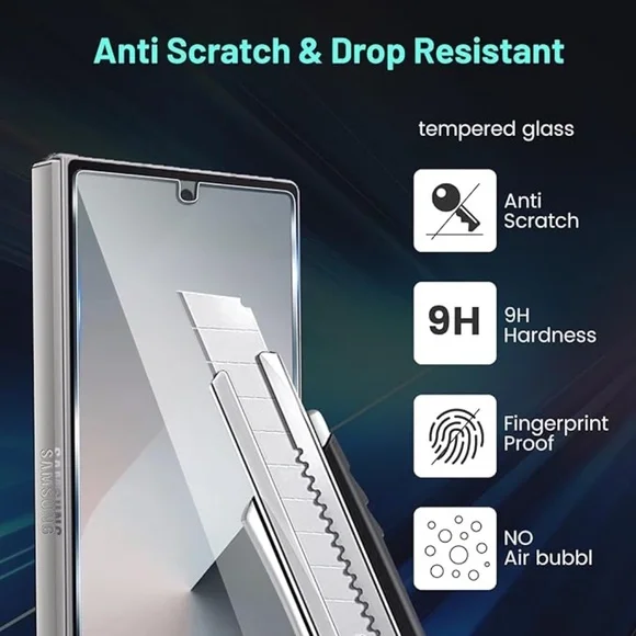 New Samsung Galaxy Z Fold 6 Screen Protector, 2 Pack - Picture 3 of 6